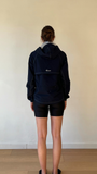 JL Roeijacket 'Sequel' met kap - unisex - navy