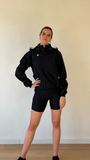 JL Roeijacket 'Sequel' met kap - unisex - zwart