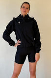 JL Roeijacket 'Sequel' met kap - unisex - zwart
