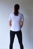 JL Tech Shirt manches courtes - unisexe - blanc / bleu colombie