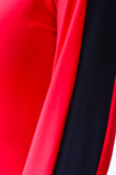 JL Tech Shirt manches longues - unisexe - noir / rouge