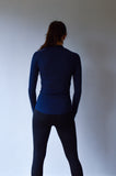 JL Tech Shirt manches longues - unisexe - bleu marine / blanc