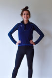 Gilet JL 'sequel' femme - blue marine