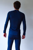 JL Tech Shirt manches longues - unisexe - bleu marine / blanc