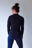 JL Tech Shirt manches longues - unisexe - noir / blanc
