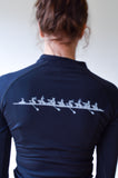 Jl Tech shirt à tirette Funny 8 - unisexe - noir