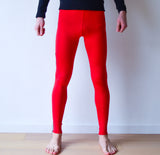 JL Lange roeibroek - unisex - rood/zwarte pinstripe