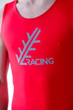 Combinaison d'aviron JL reflective blade rouge - homme
