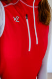 Gilet JL 'sequel' femme - rouge