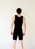 Combinaison d'aviron JL - Noir - Homme