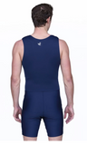 Combinaison d'aviron JL reflective blade blue marine - homme