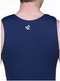 Combinaison d'aviron JL reflective blade blue marine - homme