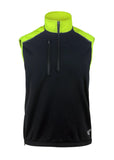 JL 'sequel' bodywarmer Heren - Zwart / Hiviz
