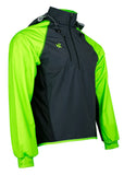 JL Roeijacket 'Sequel' met kap - unisex - HiVis groen - Carbon