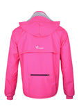 JL Roeijacket 'Sequel' met kap - unisex - HiVis Pink