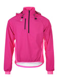JL Roeijacket 'Sequel' met kap - unisex - HiVis Pink