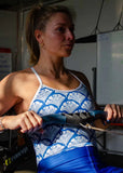Combinaison d'aviron JL Coral Crew - sangles spaghetti - femme