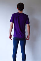 T-shirt Tebo rower - violet / jaune - homme
