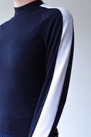 JL Tech Shirt lange mouwen - unisex - zwart/wit
