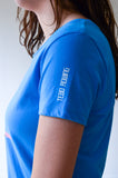 T-shirt Tebo rower - bleu / rose - femme