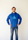 Hooded Sweater Tebo Rower - Blue - Unisex